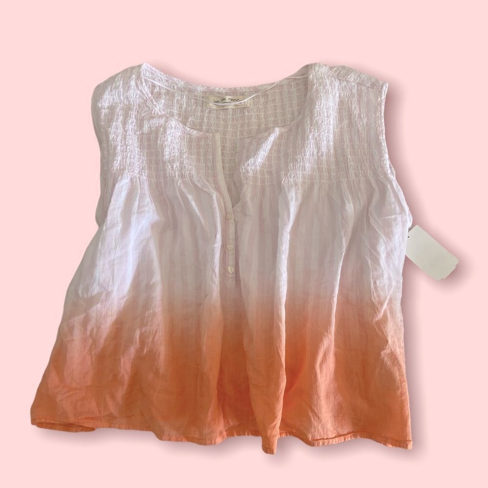 Free People Little Bit Of Something Ombre Top size S - Picture 2 of 10